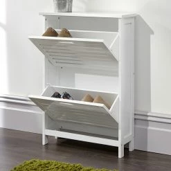 GFW Bergen Two Tier Shoe Cabinet