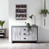 GFW Furniture GFW Boston 2 Door 3 Drawer Sideboard