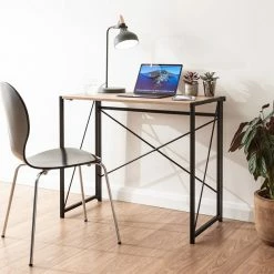 GFW Bramwell Folding Desk Oak GFW Furniture