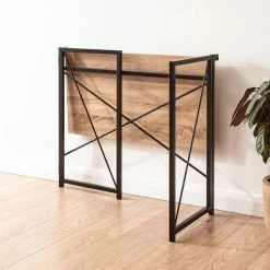 GFW Bramwell Folding Desk Oak GFW Furniture