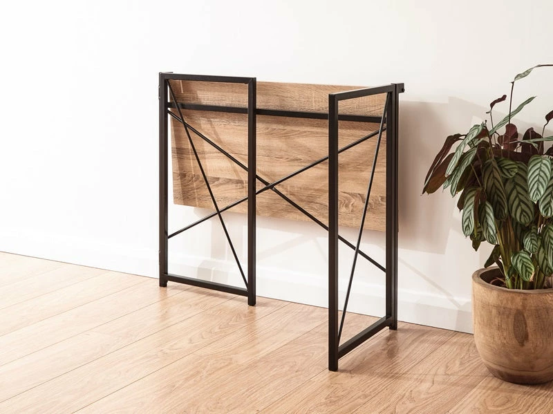 GFW Bramwell Folding Desk Oak GFW Furniture