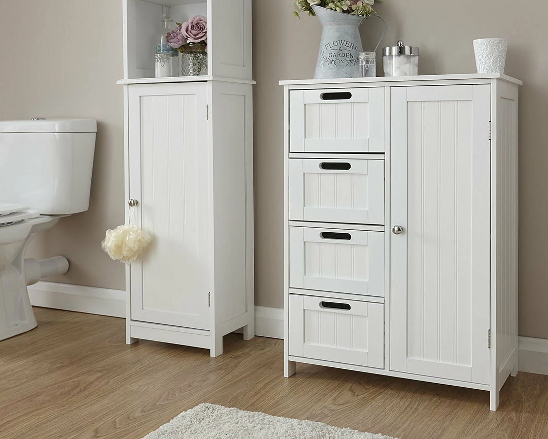 GFW Colonial 4 Drawer + 1 Door Bathroom Unit Baths