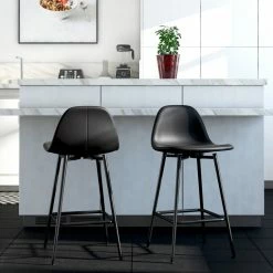 Dorel Home Calvin Upholstered Counter Stool Baths