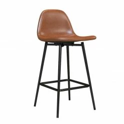 Dorel Home Calvin Upholstered Counter Stool Baths