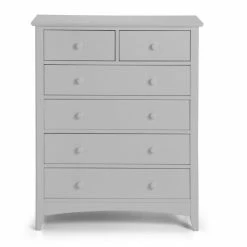 Julian Bowen Cameo 4+2 Drawer Chest Dove Grey