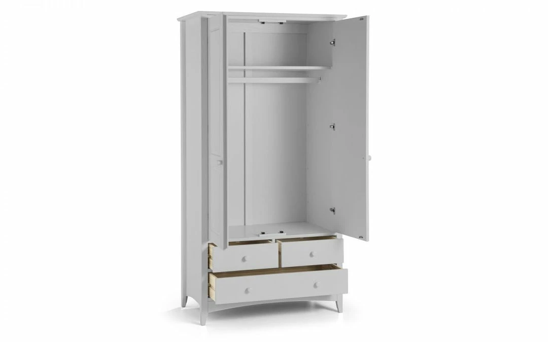 Julian Bowen Cameo Combination Wardrobe Dove Grey