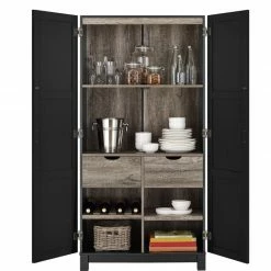 Dorel Home Carver 64” Storage Cabinet Baths