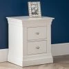 Julian Bowen Clermont 2 Draw Bed Side Table Baths