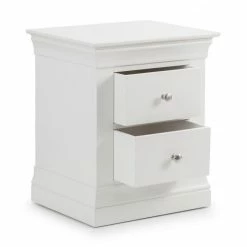 Julian Bowen Clermont 2 Draw Bed Side Table Baths