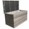 Signature Weave Medium Cushion Box Multi Grey Wicker