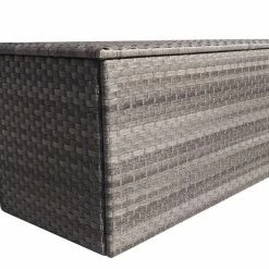 Signature Weave Medium Cushion Box Multi Grey Wicker