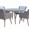 Baths Signature Weave Danielle 4 Seat Dining Set