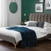 Julian Bowen Deco Scalloped Velvet Bed
