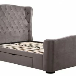 Julian Bowen Downton Velvet 2 Drawer Storage Bed Beds