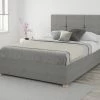 Better Bed Company Beds Better Dunkirk Grey Linen Ottoman Bed