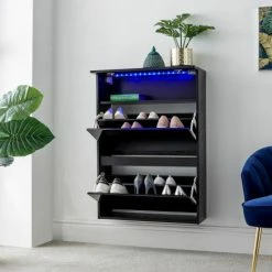 Free Standing Baths GFW Galicia Wall Hanging Two Tier Shoe Cabinet