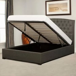 Emporia Beds Lyndhurst Fabric Ottoman Bed