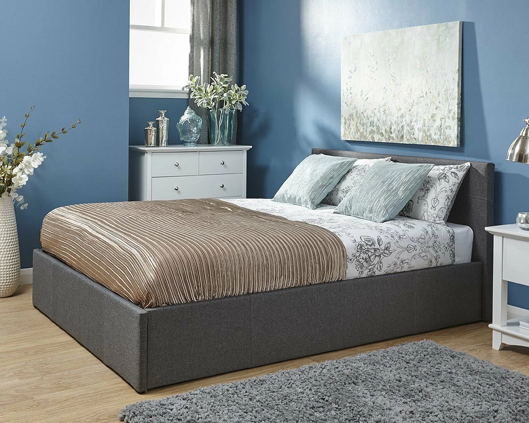 GFW Side Lift Fabric Ottoman Bed Beds