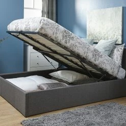 Beds GFW End Lift Fabric Ottoman Bed
