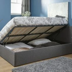 GFW Side Lift Fabric Ottoman Bed Beds