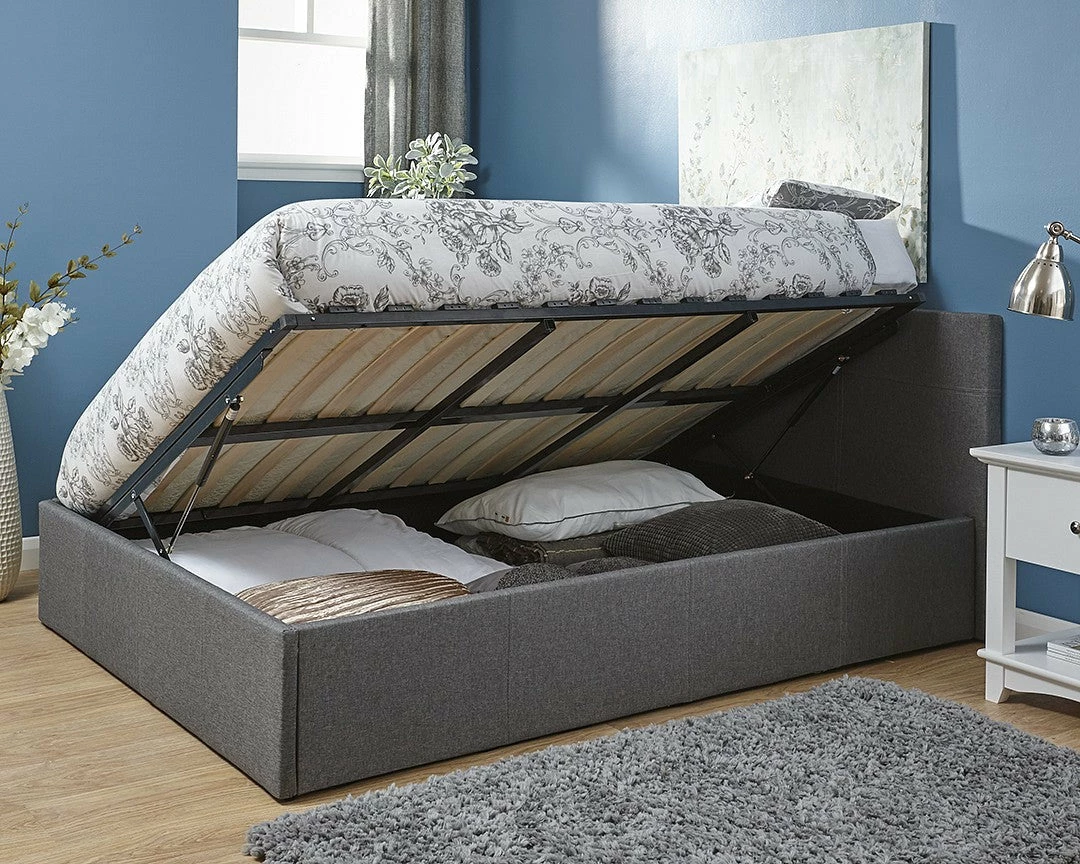 GFW Side Lift Fabric Ottoman Bed Beds