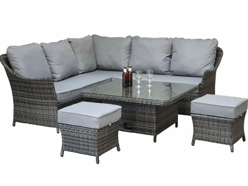 Signature Weave Francesca Corner Dining Sofa Set Baths