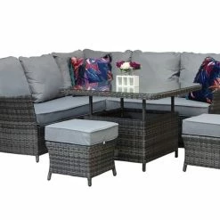 Signature Weave Francesca Corner Dining Sofa Set Baths