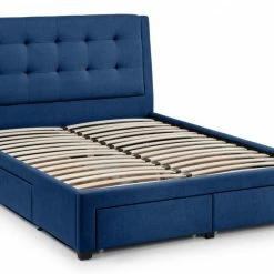 Beds Julian Bowen Fullerton 4 Drawer Blue Bed