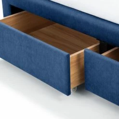 Beds Julian Bowen Fullerton 4 Drawer Blue Bed