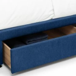 Beds Julian Bowen Fullerton 4 Drawer Blue Bed