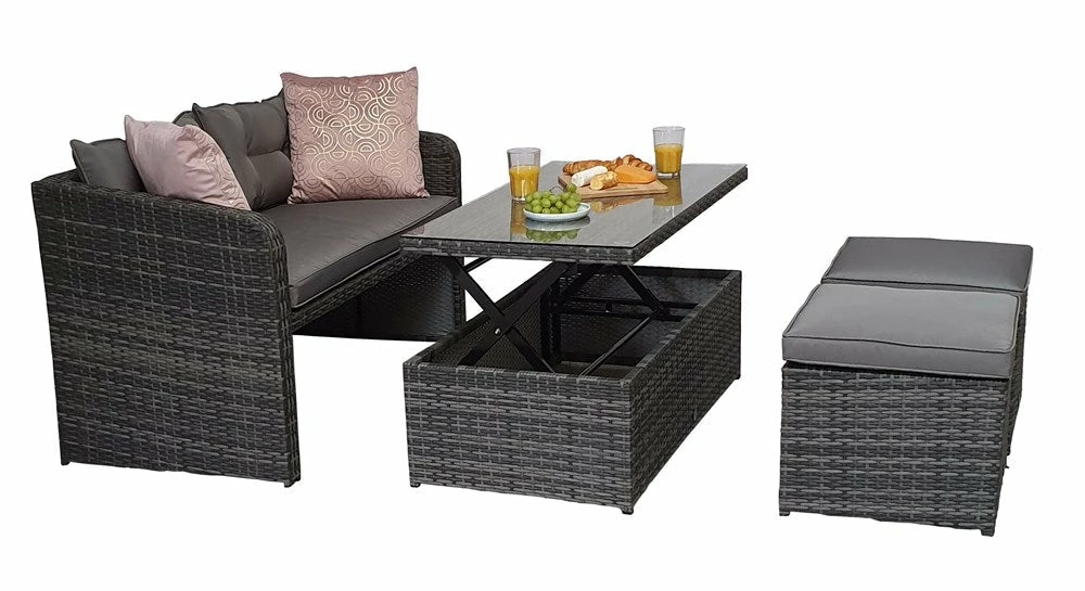 Signature Weave Gemma Sofa Dining Set Baths