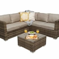 Signature Weave Georgia Corner Sofa Set