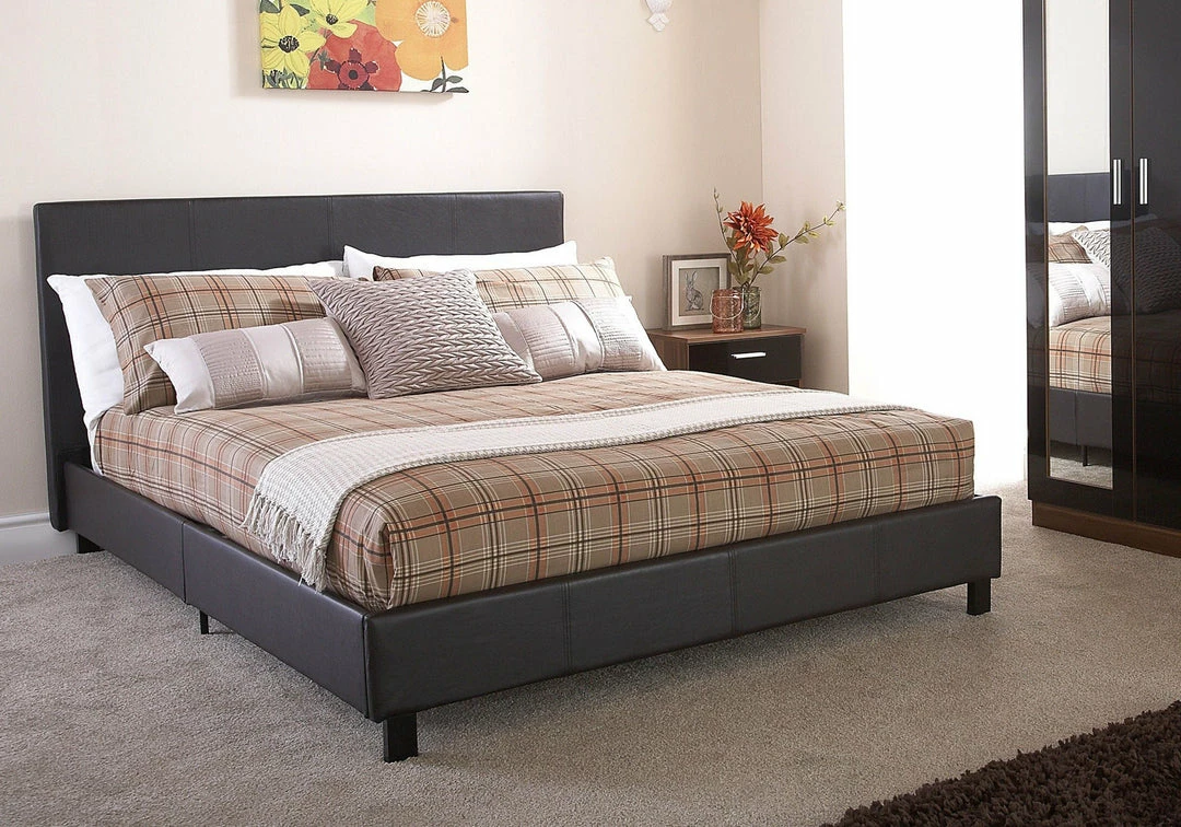 Beds GFW Leather Bed In A Box