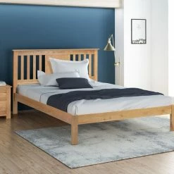 Flintshire Furniture Glynne Oak Bed Frame