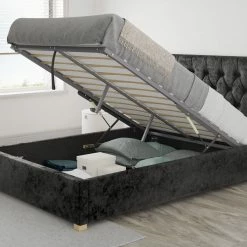 Better Bed Company Beds Better Gerald Black Ottoman Bed