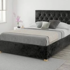 Better Bed Company Beds Better Gerald Black Ottoman Bed