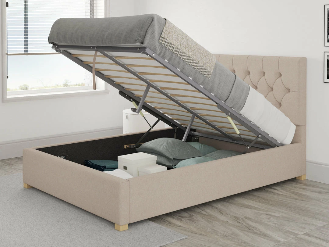 Better Bed Company Better Finchen Natural Ottoman Bed Beds