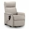 Julian Bowen Helena Rise And Recliner Pebble Faux Leather