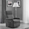 Julian Bowen Helena Rise And Recliner Charcoal Fabric