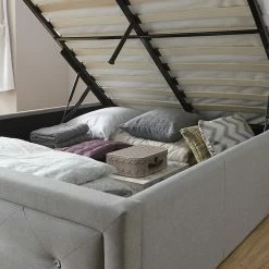 GFW Hollywood Fabric Ottoman Bed Beds