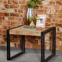Indian Hub Cosmo Industrial Small Coffee Table