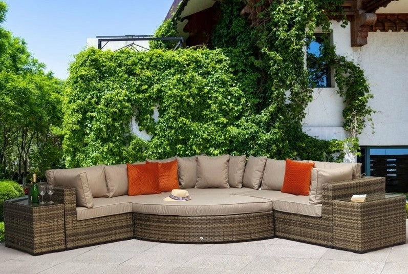 Baths Signature Weave Jessica Large Corner Sofa Set