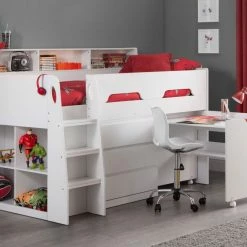 Beds Julian Bowen Jupiter Mid Sleeper Bed White