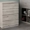 Julian Bowen Jupiter 4 Drawer Chest Grey Oak Baths