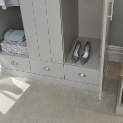 GFW Kendal 3 Door 3 Drawer Wardrobe GFW Furniture