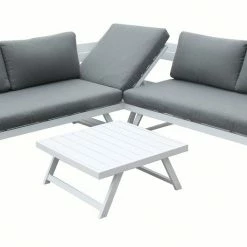 Baths Signature Weave Kimmie Corner With Adjustable Head Rest