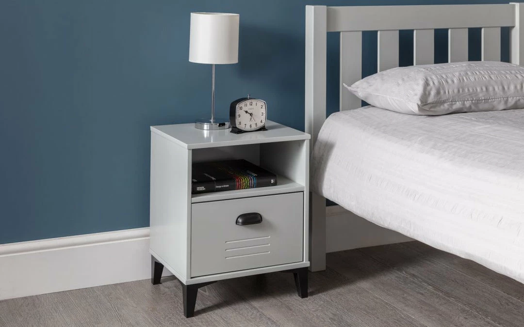 Julian Bowen Lakers Locker 1 Drawer Bedside