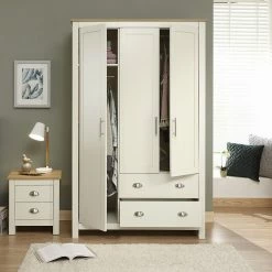 GFW Lancaster 3 Door 2 Drawer Wardrobe Baths