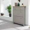 GFW Furniture GFW Lancaster 2 Door 1 Drawer Shoe Cabinet