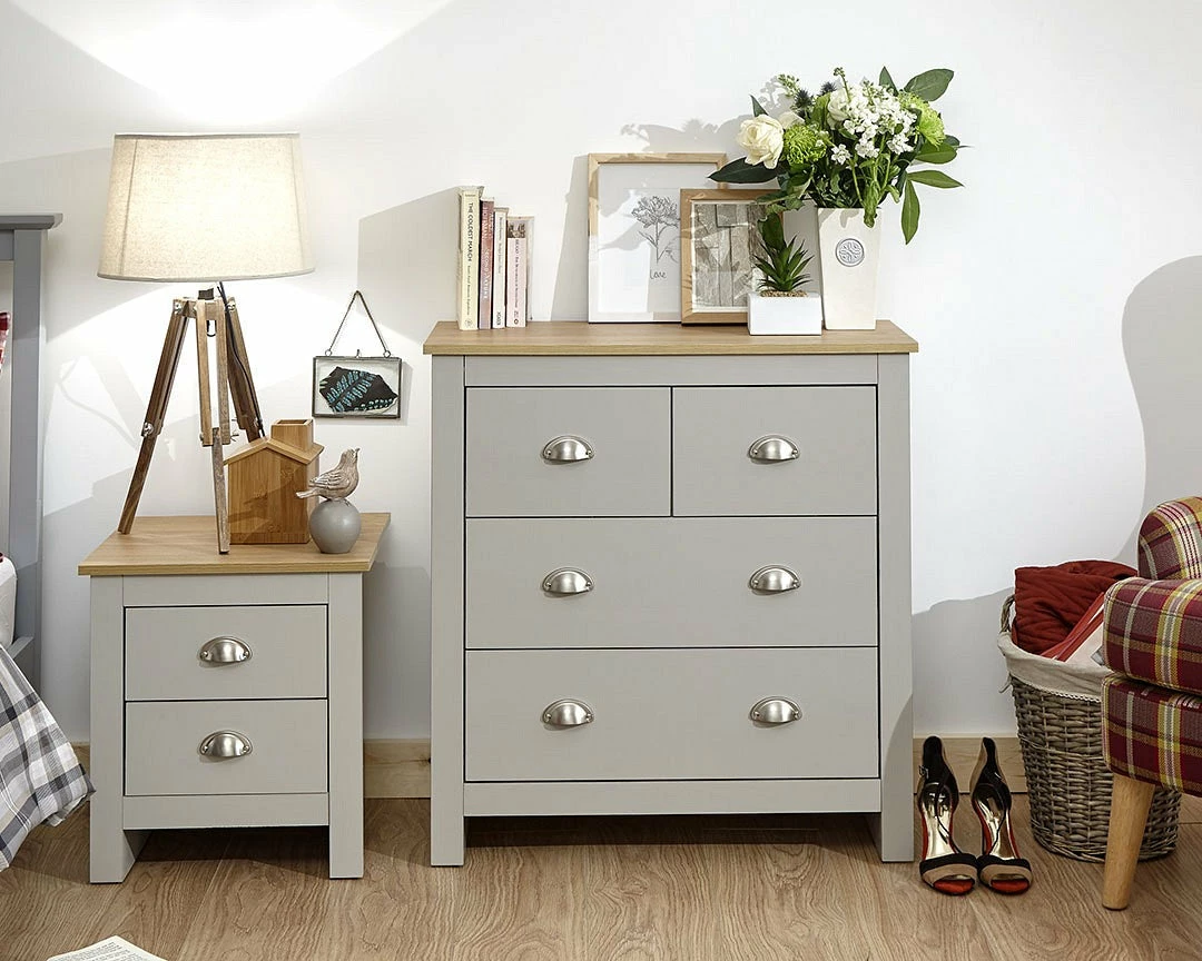 GFW Lancaster 2 + 2 Drawer Chest